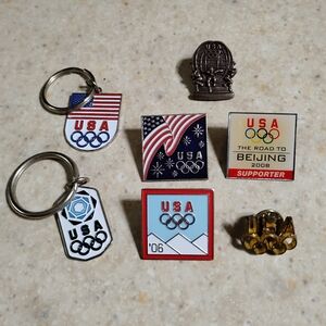 USA Olympic Collectible Pins/Keychains
